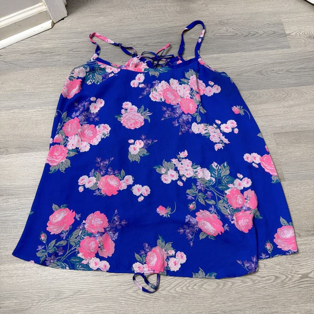 Torrid Women Sleeveless Blouse Tank Top Shirt Plus Size 5 5X Floral